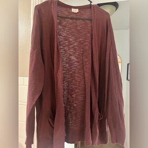 a.n.a Women's mauve Cardigan